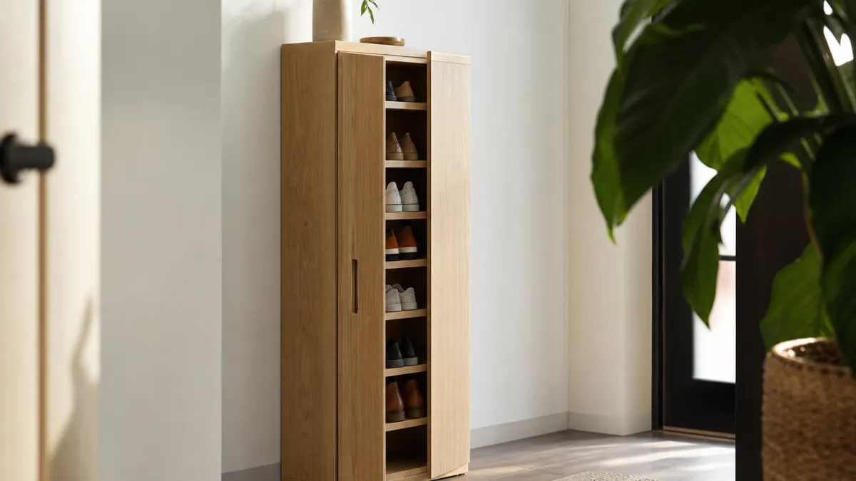 Meuble à chaussure nano : la solution pour entrées étroites